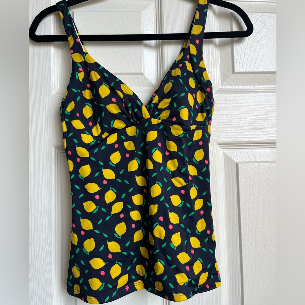 Boden Tankini Top with Lemons